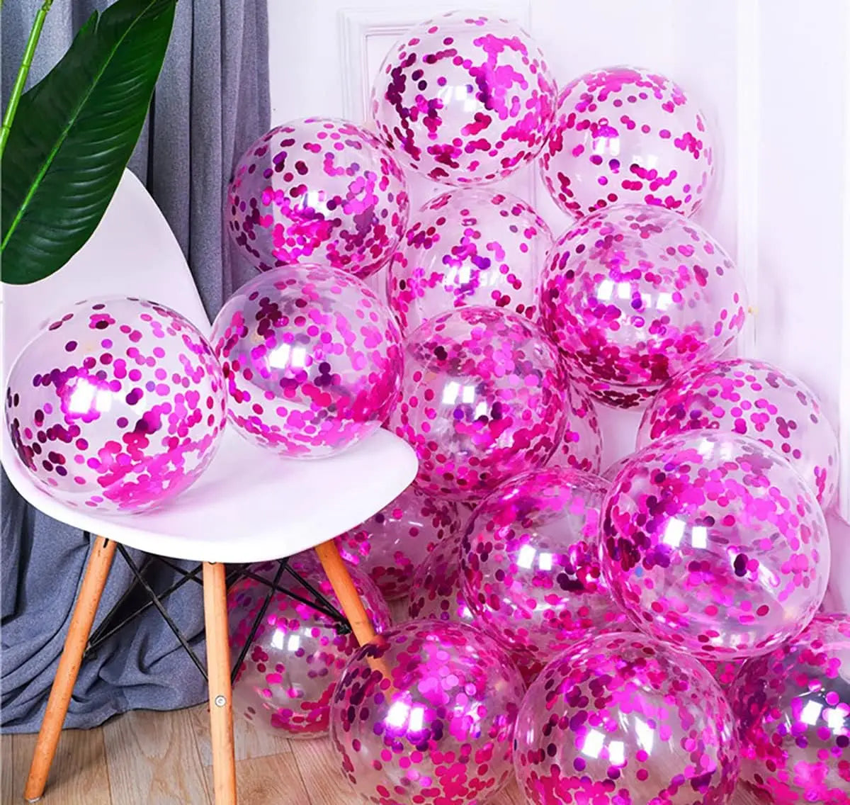 20PCS Gold glitter and red glitter Balloons Gender Reveal Wedding Valentine's Day Baby Shower Birthday Globos Party Decorations