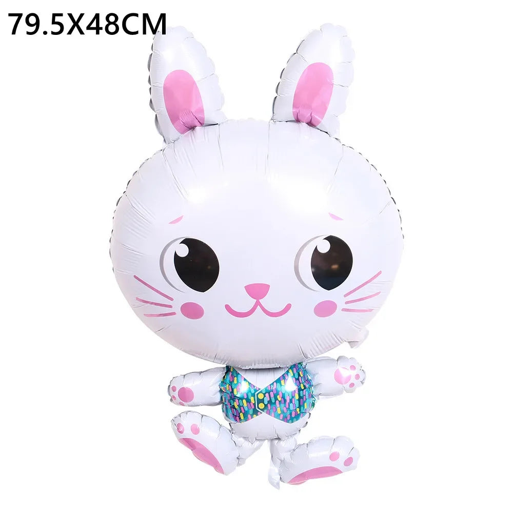 1Pcs Cartoon Animals Foil Ballons for Kids Jungle Safari Birthday Party Decor Tiger Monkey Giraffe Zoo Helium Balloon Supplies