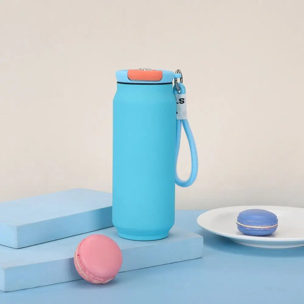 500ML Thermal Water Bottle Wide Mouth Large Capacity Insulated Water Bottle Handheld Leak Proof Vacuum Flask Outdoor Activities
