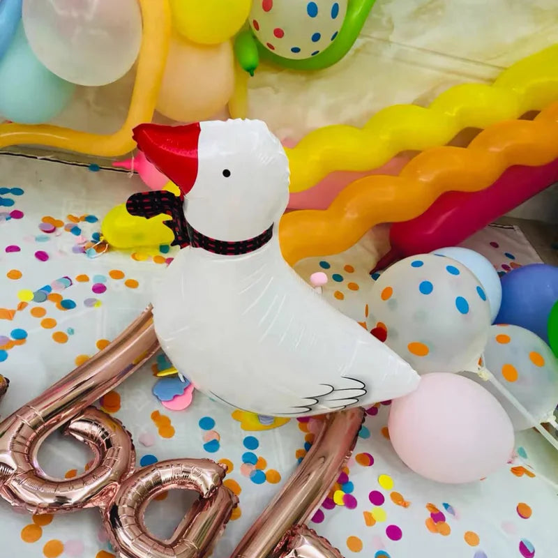 Walking Animal Balloons Zoo Theme Party Ballons Cute Sheep Cat Dog Toy Walking Baloon for Kids Babyshower Birthday Party Decor