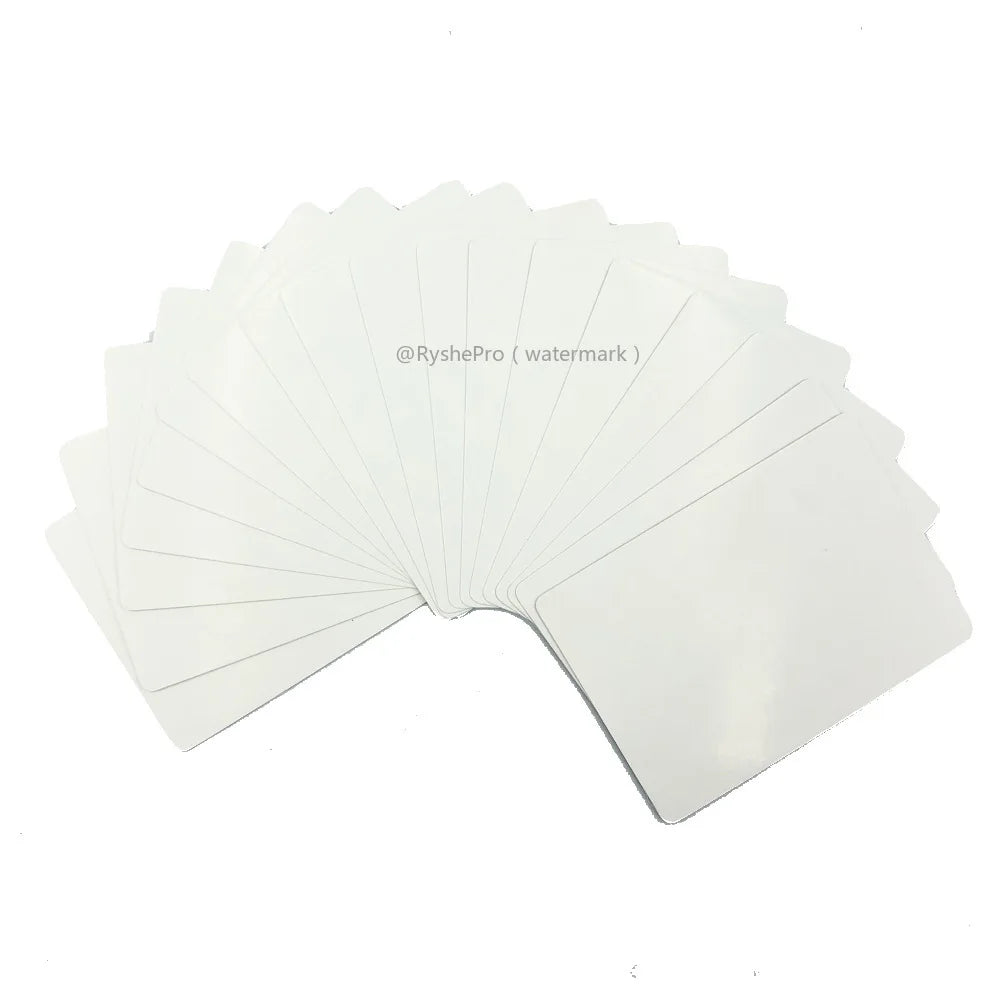 Blank Playing Cards 54PCS Two-sided White Blank Index Flash Cards To Write on Printable Study Learning DIY Gift Game Cards