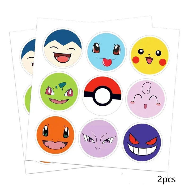 Pokemon Packing Bag Birthday Theme Gift Bag Pikachu Party Candy Snack Gift Bag Charmander Squirtle Children's Toy Gift