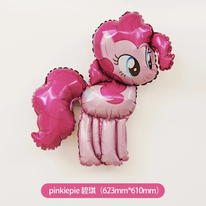 My Little Ponys Theme Balloon Set Baby Shower Party Ballons Cartoon Anime Balloons Decoration Photographic Prop Birthday Gift