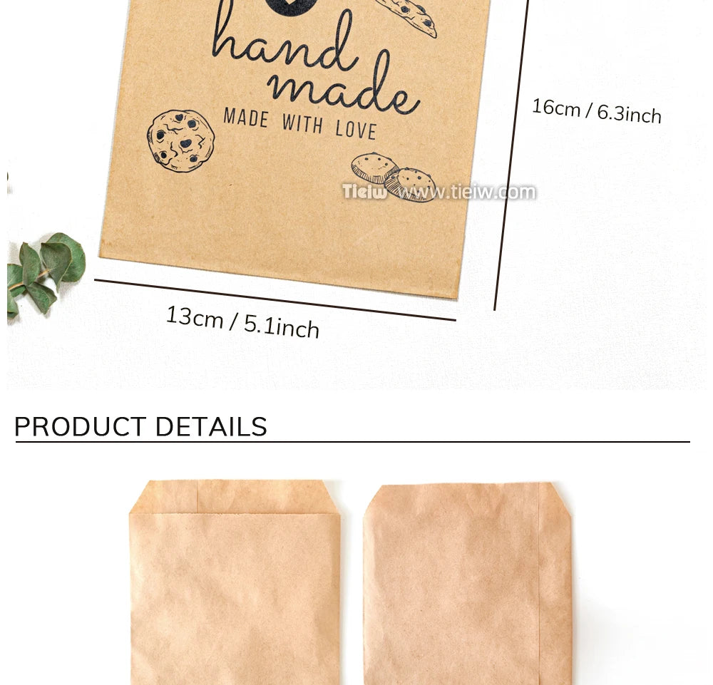 50PCS Personalized Wedding Favor Bags Custom Name Date Lottery Game Kraft Paper Perfect for Weddings Engagements Bridal Showers