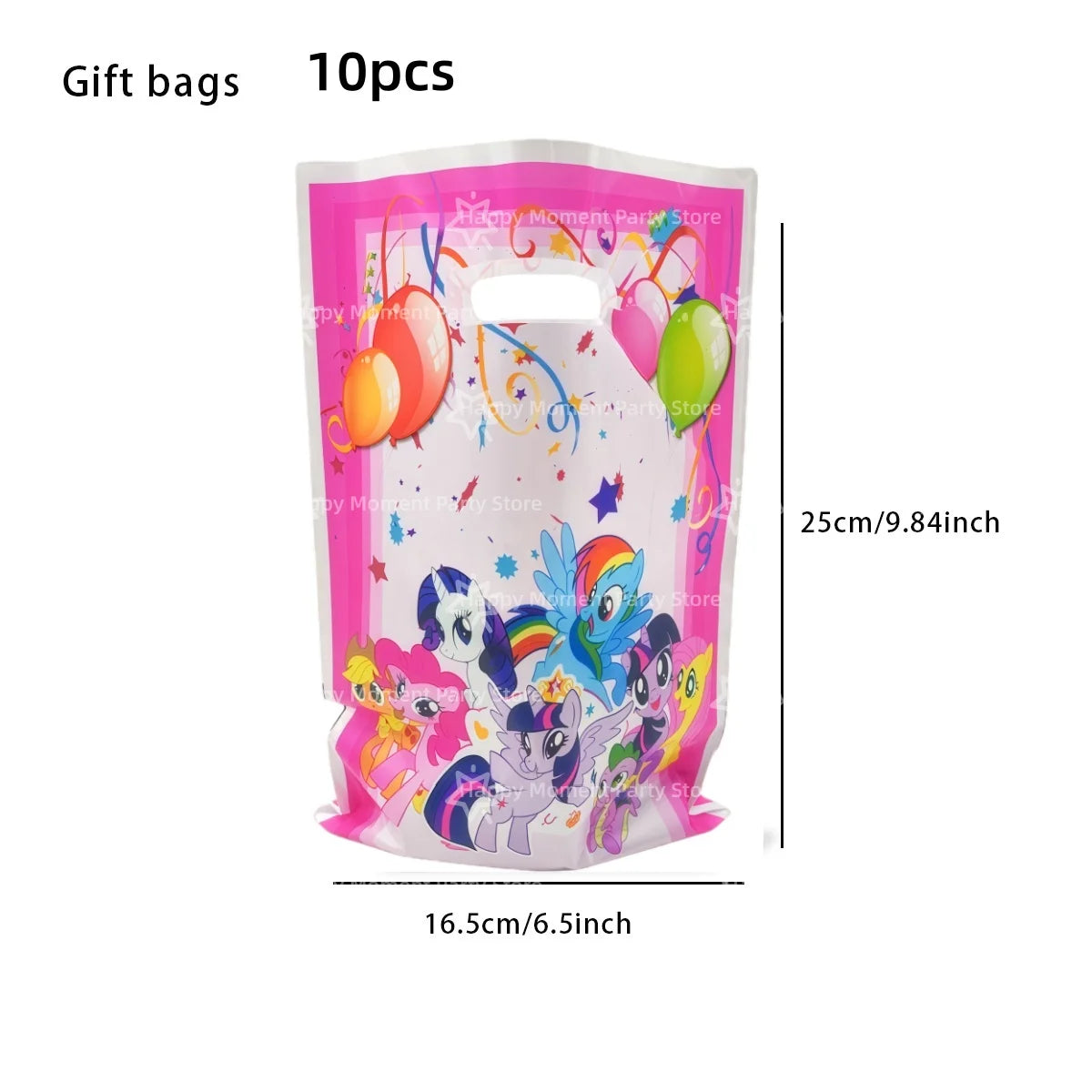 Pink Pony Birthday party Decoration set Tableware Tablecloth Plate Cup Gift Bags Napkin Baby Shower Pony Party Favors Supplies