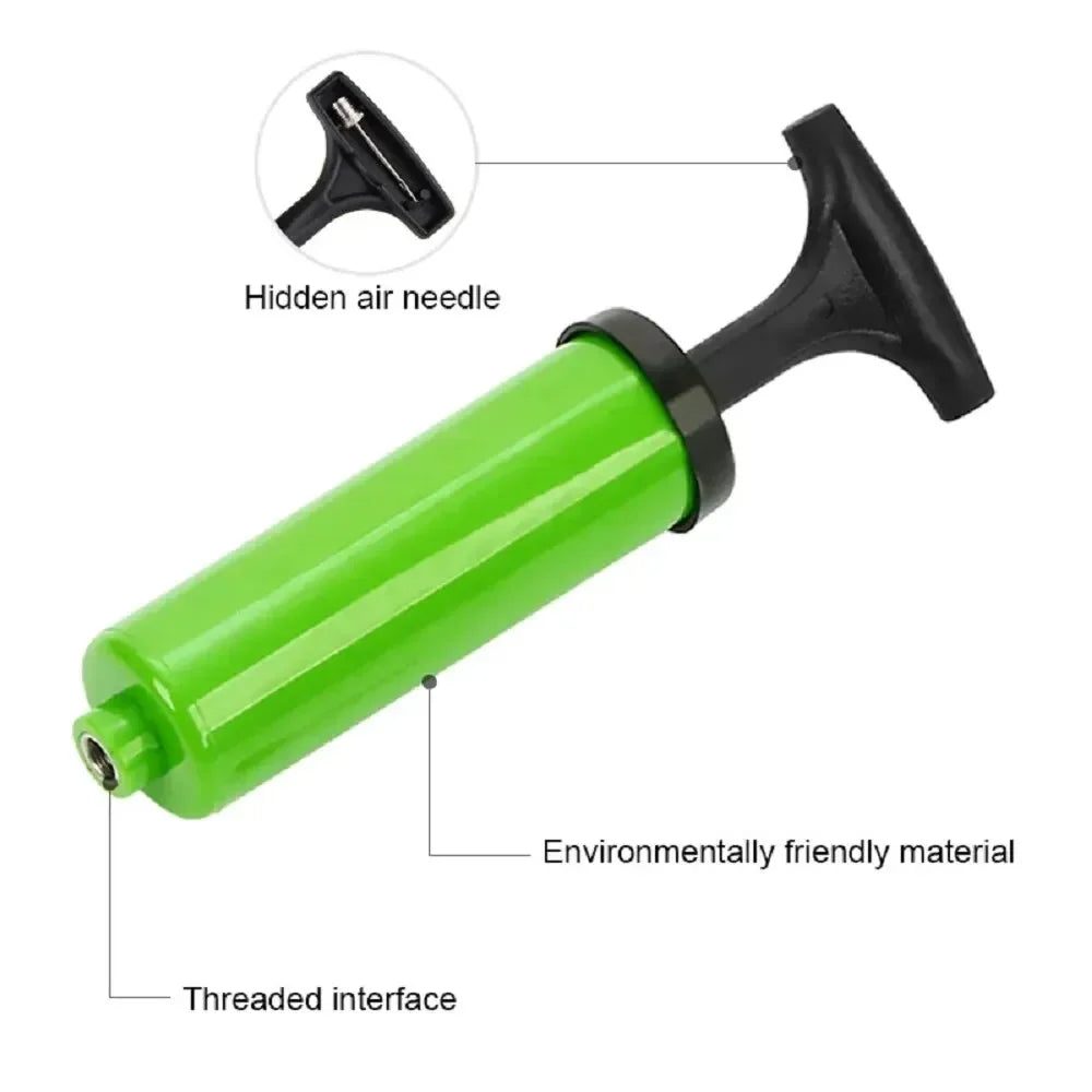 1 Pc Portable Multifunctional Ball Pump With Needle And Nozzle, Ball Inflator For Football,Basketball,Volleyball,Swimming