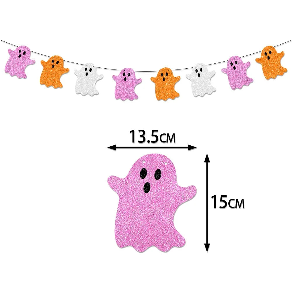 Halloween Party Decor Standing Ghost Balloon Standing pumpkin Balloon Horror Party Decoration Halloween Decors Home Supplies