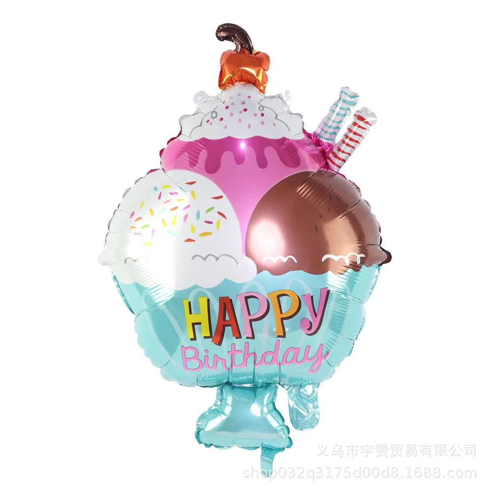 TACO Pancake Balloon Food Festival Party Avocado Pinata Cactus Mexican Aluminum Balloons