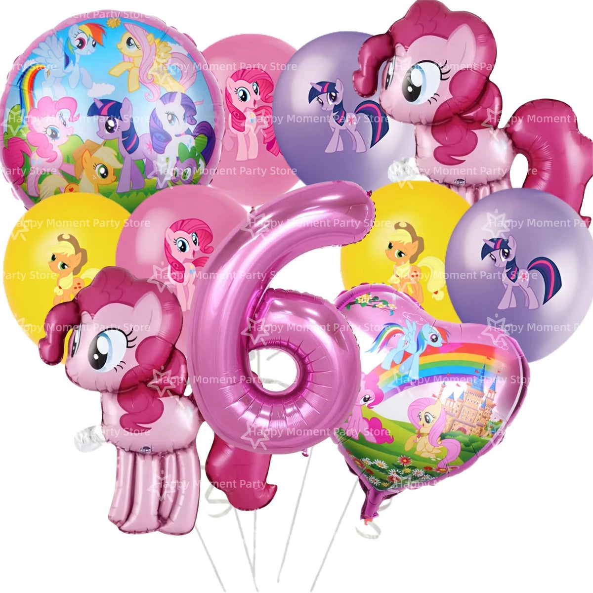 Pink Pony Birthday party Decoration set Tableware Tablecloth Plate Cup Gift Bags Napkin Baby Shower Pony Party Favors Supplies