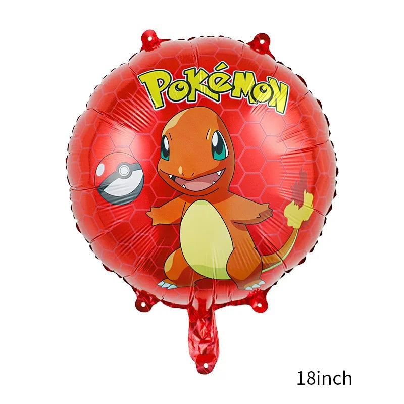 Pokemon Balloon Pikachu Theme Birthday Party Decorative Balloon Boy Girl Children Baby Shower Birthday Party Decoration 2024