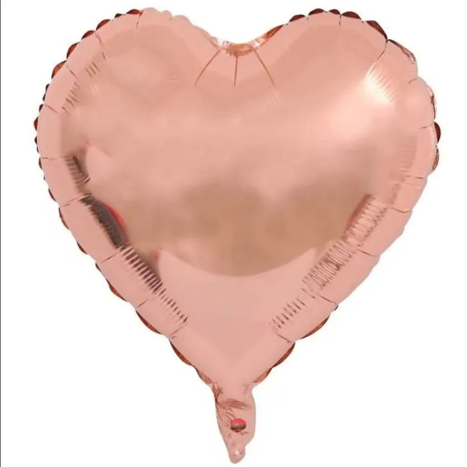 18 Inch Heart-shaped Aluminum Film Balloons For Valentine's Day Decorations Light Plate Heart-shaped Balloons Weddings
