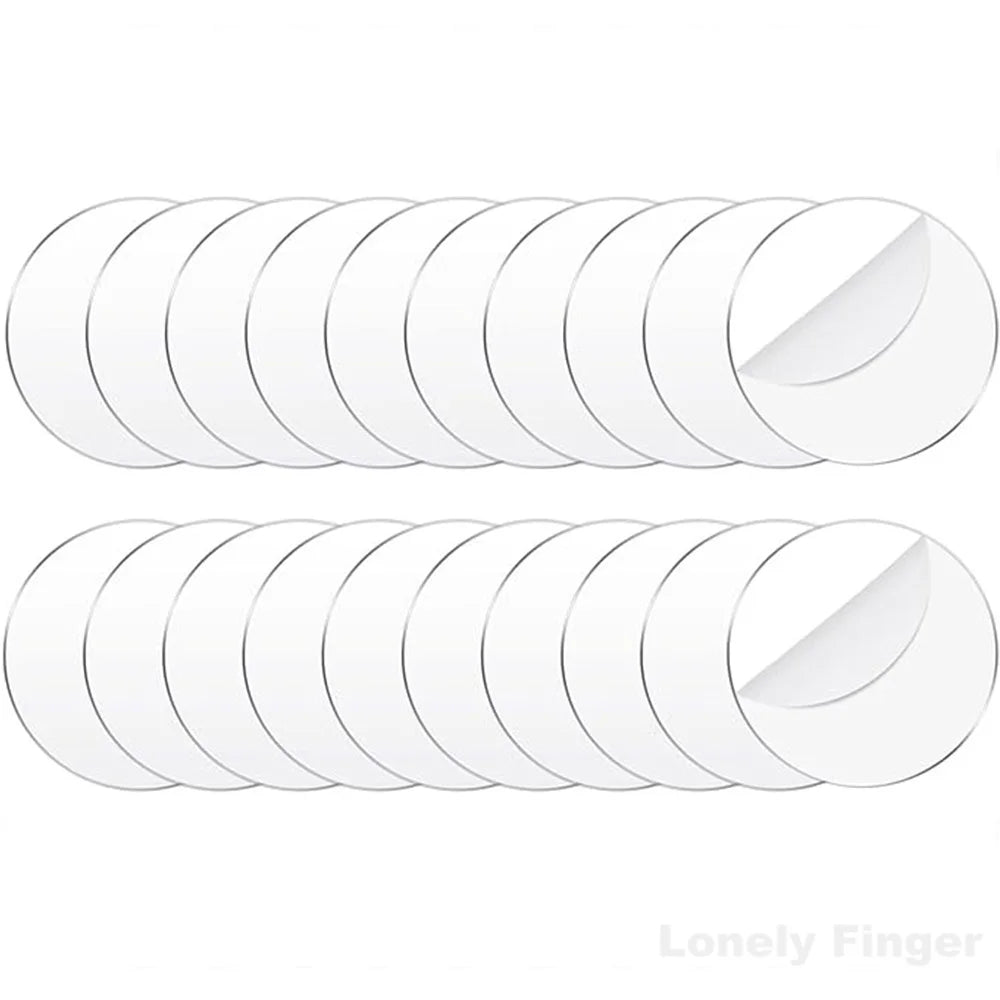 6 Inch Acrylic Circle Blanks Clear Disc Round Transparent Coasters Ornament Blanks for Crafts Christmas 12pcs/20pcs/30pcs