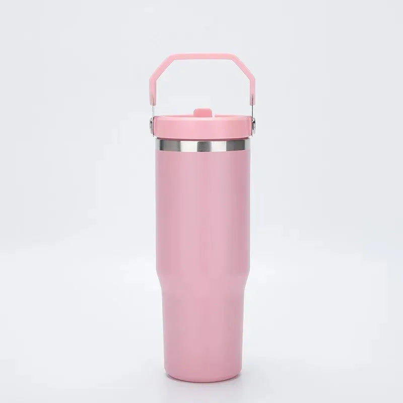 Stainless Steel Thermal Water Bottle Keeps Cold and Heat Thermal Mug Portable Tumbler Vacuum Flask Car Insulated Cup