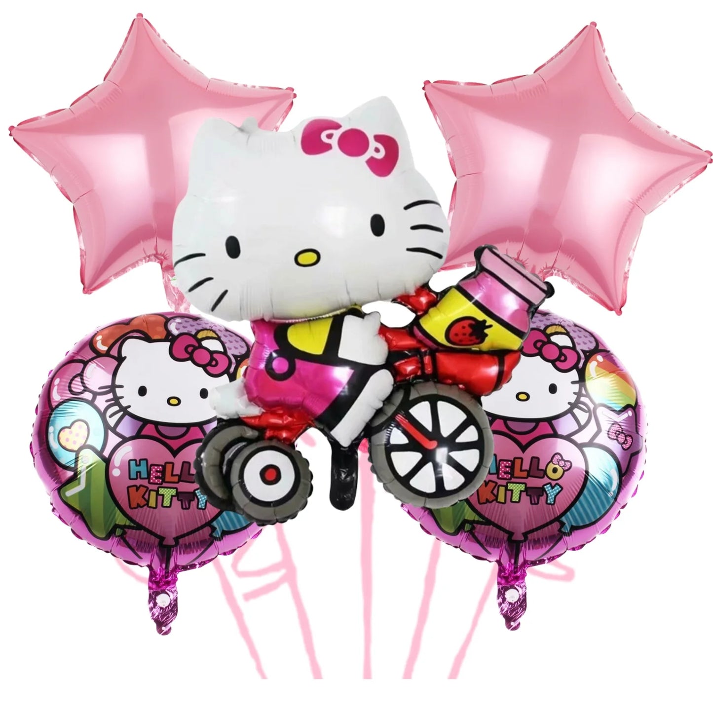 Hello Kitty Decoration Balloons Hello kitty Girl Party large Balloon Foil Balloon Latex Balloon Baby Shower Kitty Party Favors