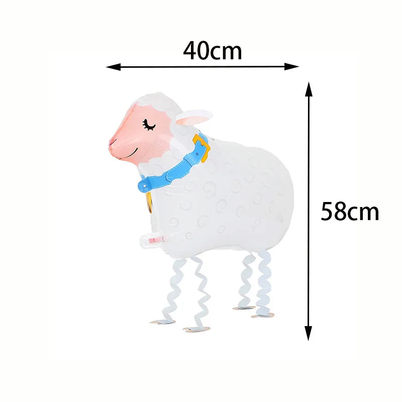 Farm Animals Pig Balloons Animals Birthday Cow Chick Party Ballons Mini Animal Inflatable Favors Baby Shower Girls Party Decor