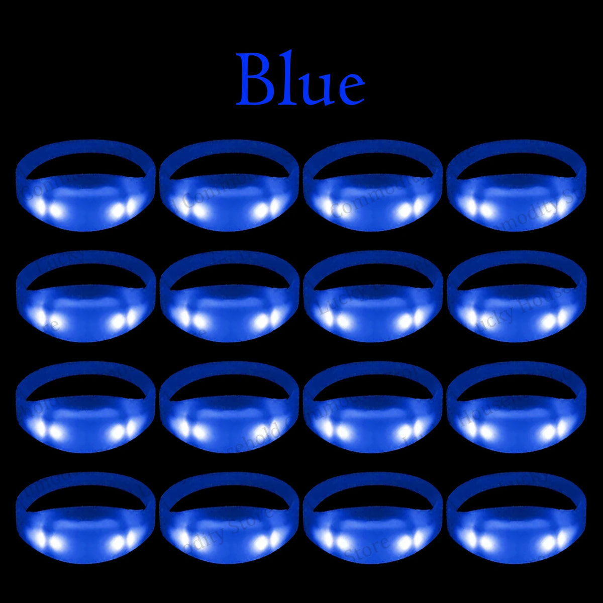 20-100PCS Music&Sound Activated Light up Bracelets Glow Bracelets Rhythmic Led Bracelet Luminous Bracelet Wedding Accessories