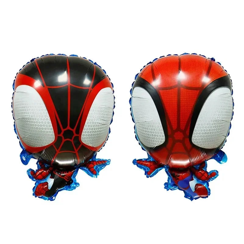 Spider and His Amazing Friends Spider Number Aluminum Balloons Birthday Party Decorations Balloon for Kids Baby Shower gifts