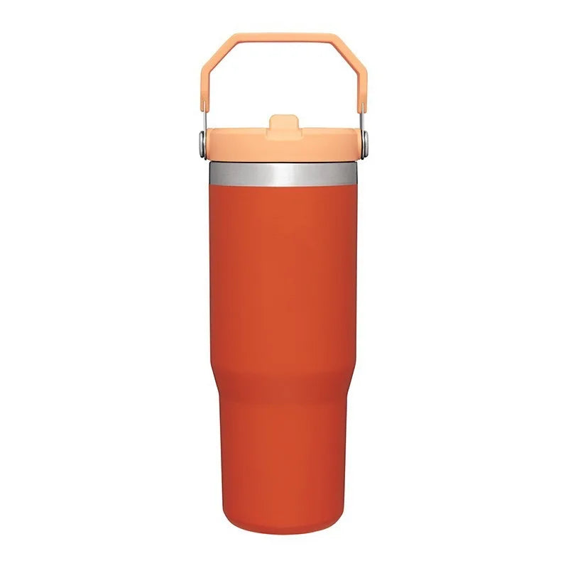 Stainless Steel Thermal Water Bottle Keeps Cold and Heat Thermal Mug Portable Tumbler Vacuum Flask Car Insulated Cup