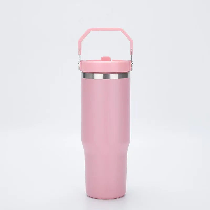 Stainless Steel Thermal Water Bottle Keeps Cold and Heat Thermal Mug Portable Tumbler Vacuum Flask Car Insulated Cup