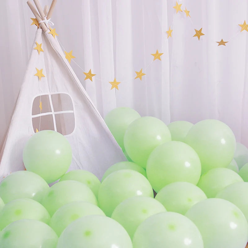 100pcs 12''/10''/5'' Macaroon Latex Balloons Wedding Party Balloon Birthday Adult Party Decorations Kids Toy Ballon Arch globo